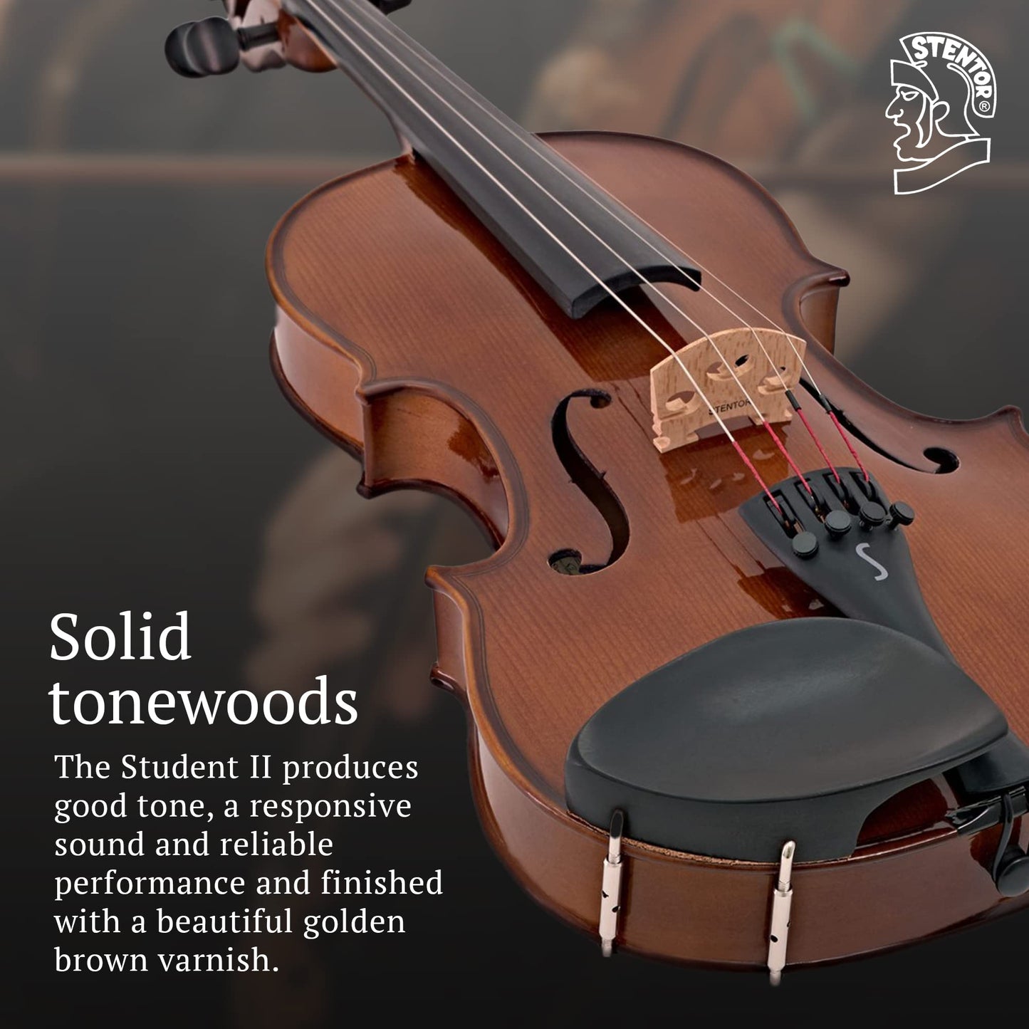 Stentor, 4-String Violin, Brown,Red (1500 1/4)