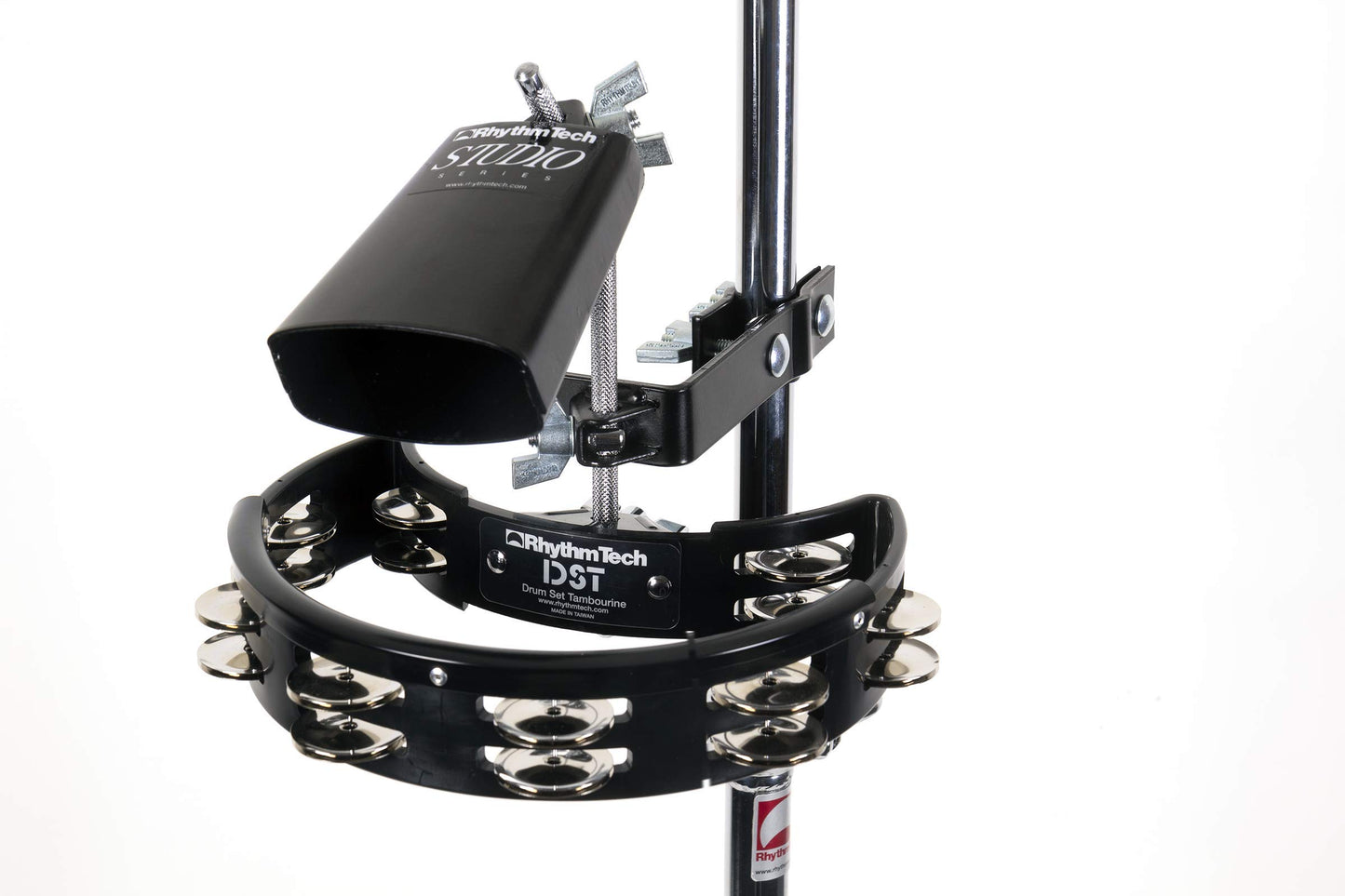 Rhythm Tech RTDKP Drum Kit Pack with Tambourine and Cowbell DKP Percussion Mount