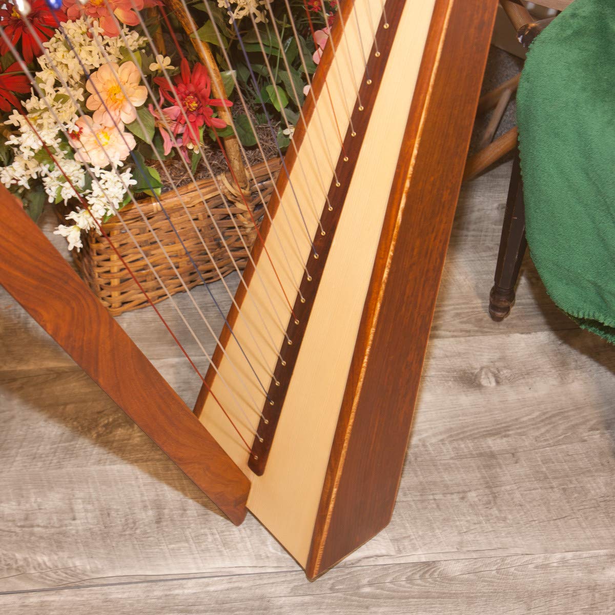 Roosebeck 22-String Parisian Harp w/Full Chelby Levers