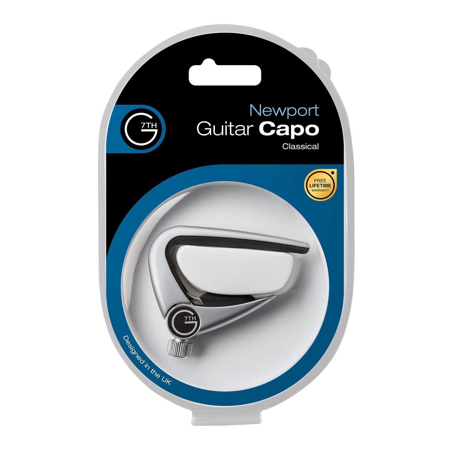 G7th Newport Classical Capo, Silver (G7NPCLSL)