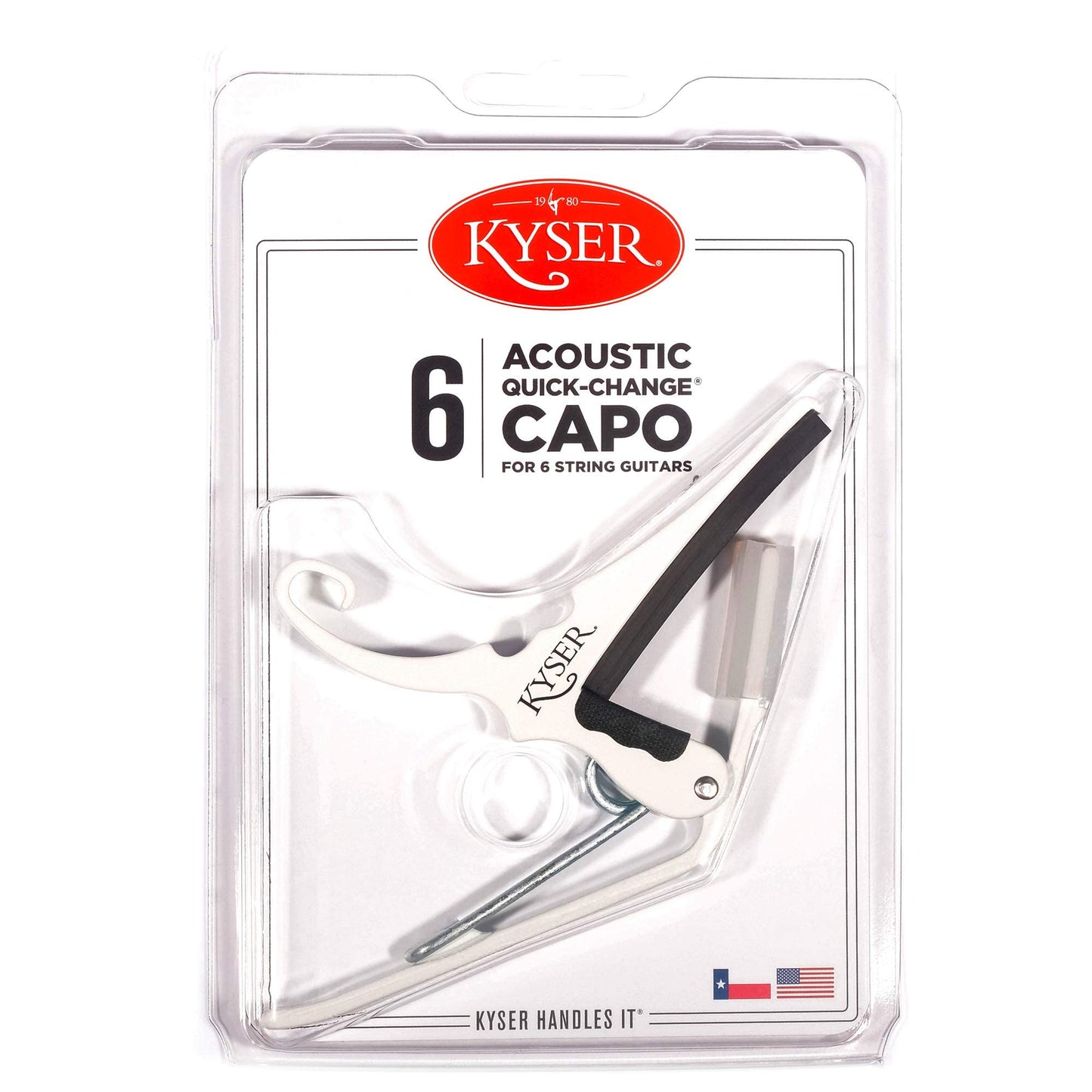 Capo  Kyser 6 Str White