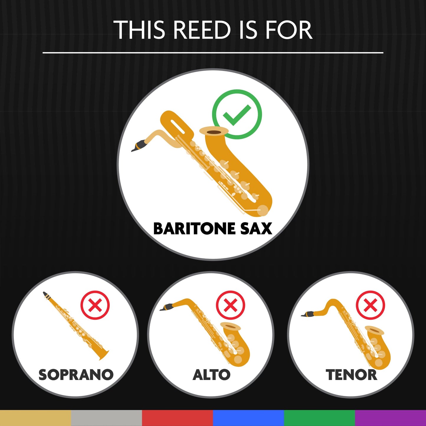 Légère Reeds - Baritone Saxophone Reed, Signature, Strength 3.50 (BSG3.50) - Premium Synthetic Woodwind Reed