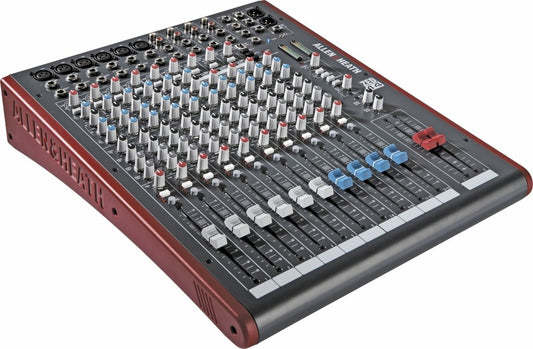 Allen & Heath ZED-14 - 14-Channel Touring Quality Mixer with USB I/O (AH-ZED-14),Grey/Red