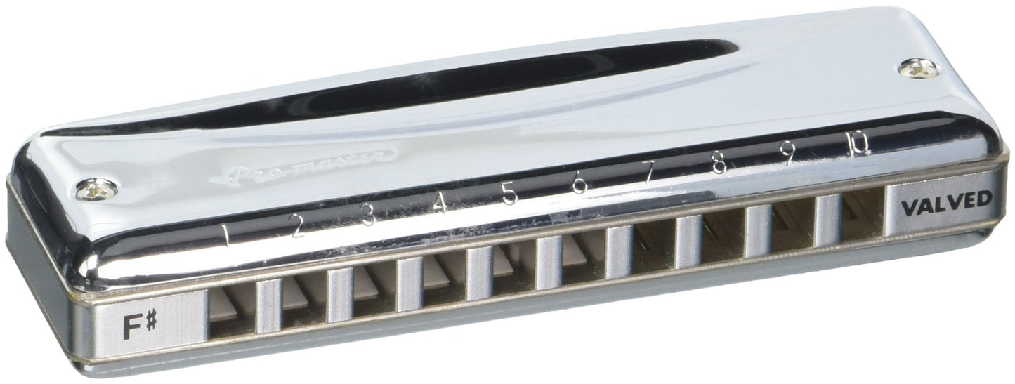 Other Harmonica, Silver with chrome plating (Suzuki-Promaster-Valved-F#)