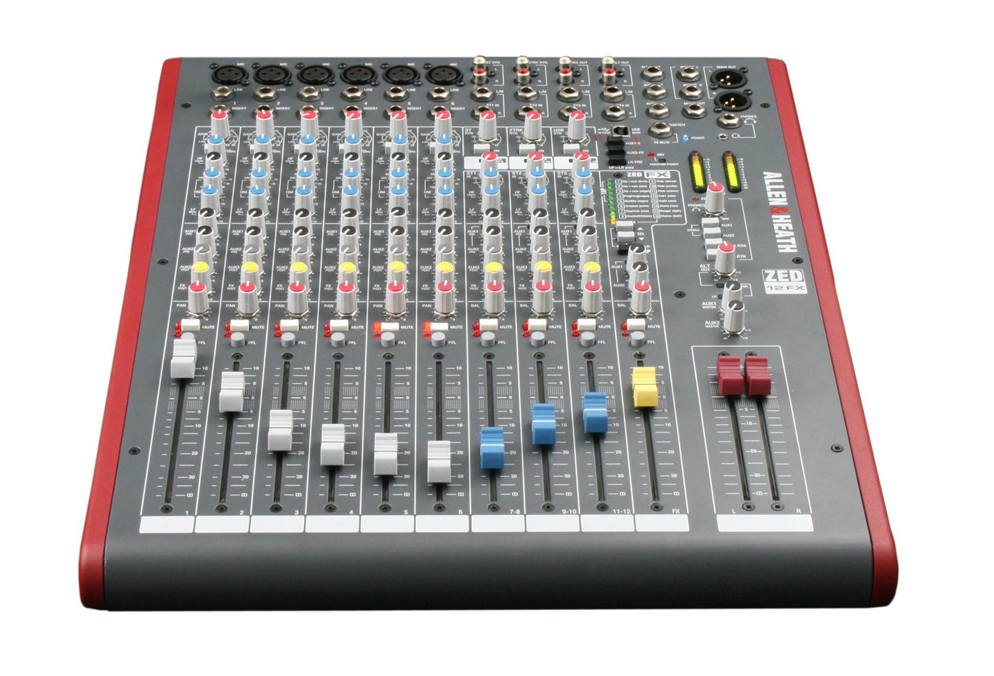 Allen & Heath ZED12FX - Multipurpose Mixer with FX. 6 mono, 3 stereo channels (AH-ZED12FX)