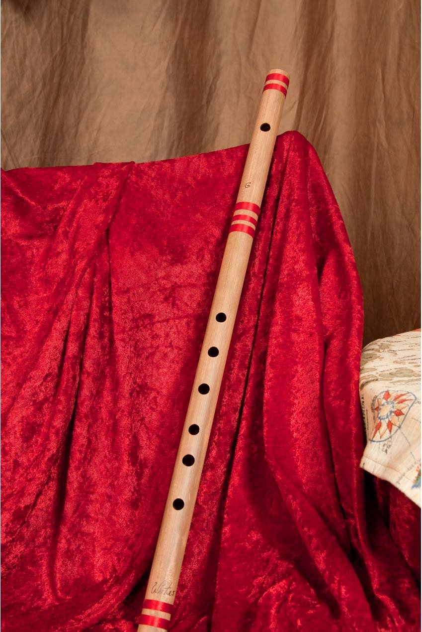 Bansuri, Professional Flute in G, 24.75"