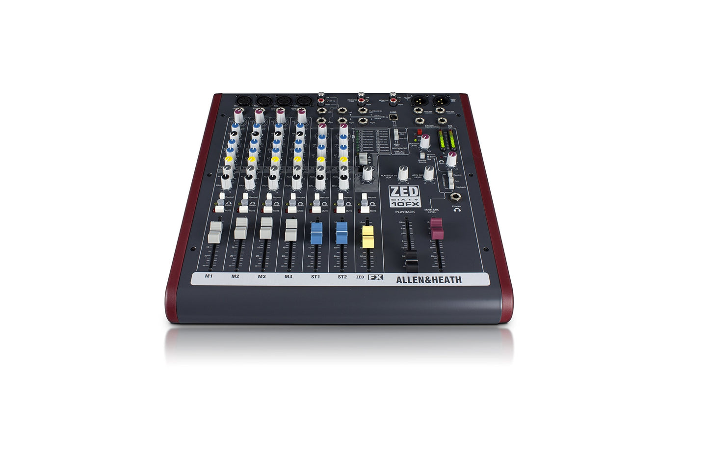 Allen & Heath ZED60-10FX - Touring Quality Audio Mixer with 2 Mic/Line, 2 Mic/Line/DI, 3 Stereo Line, Onboard FX and USB I/O (AH-ZED60-10FX)