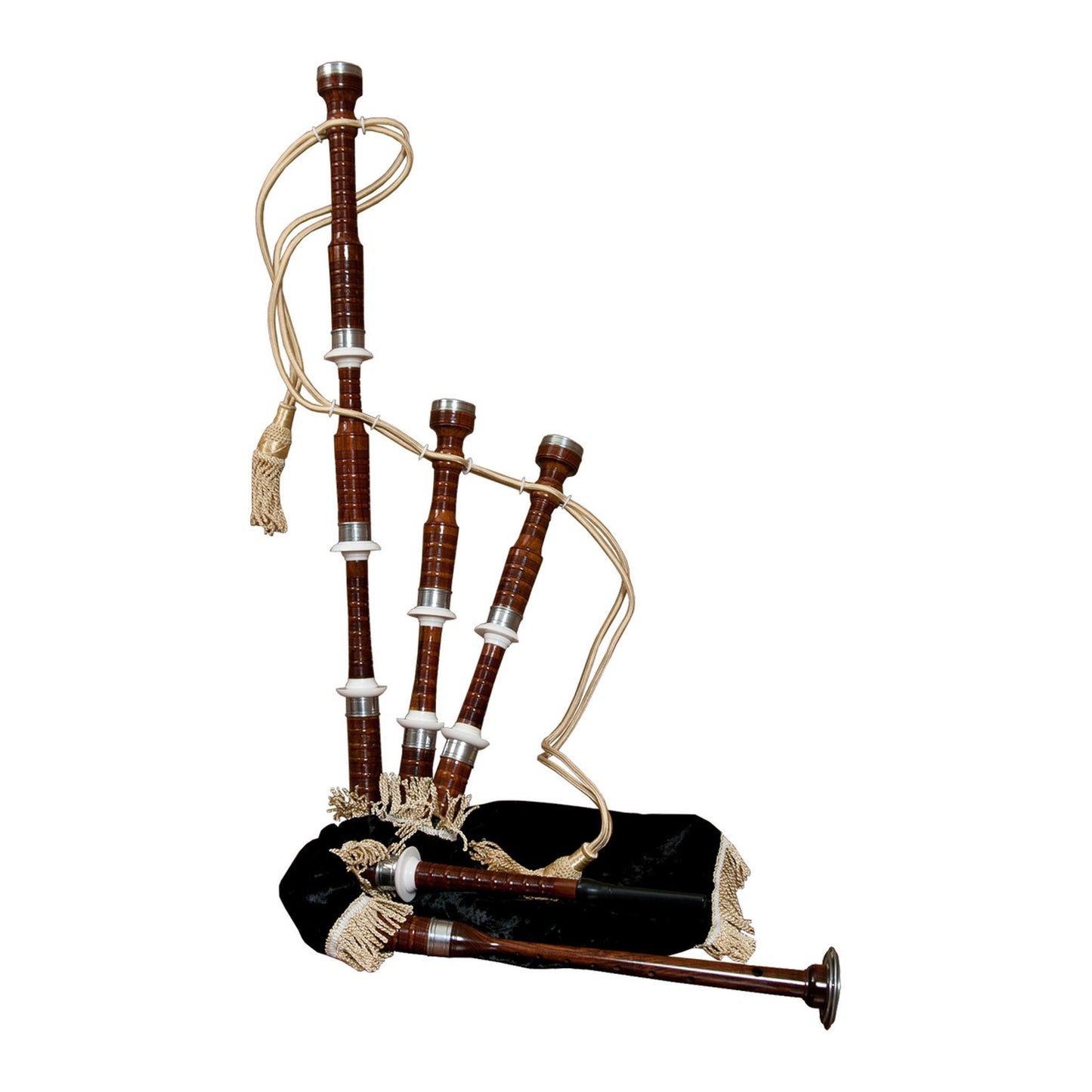 Roosebeck Full Size Sheesham Bagpipe Black Cover