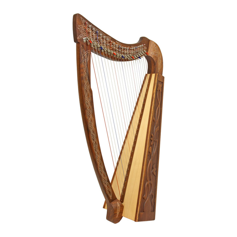 Roosebeck Heather Harp w/Full Chelby Levers - Vine Engraved
