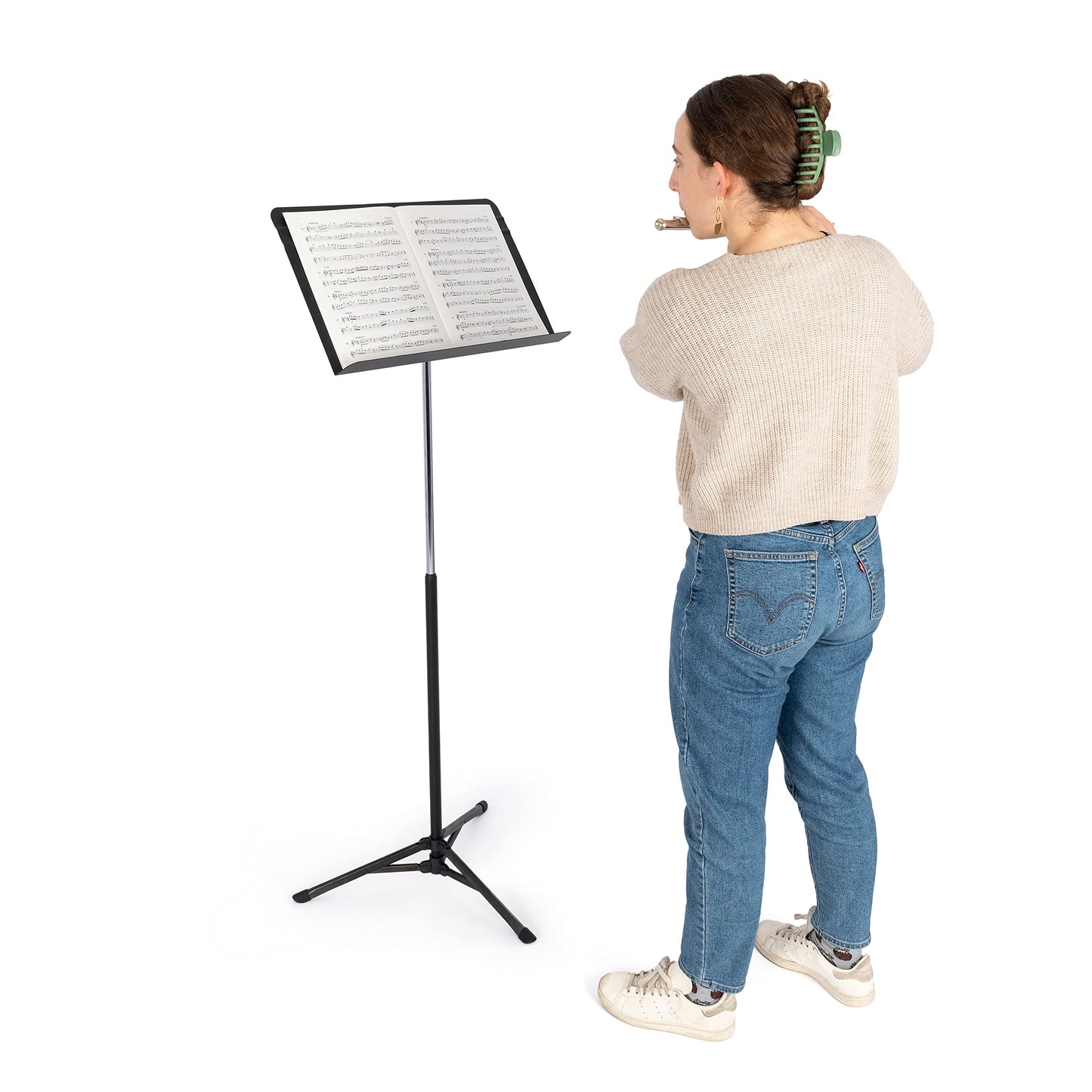 Manhasset 52 Voyager Collapsible Music Stand w/Retractable Legs, 6-Pack