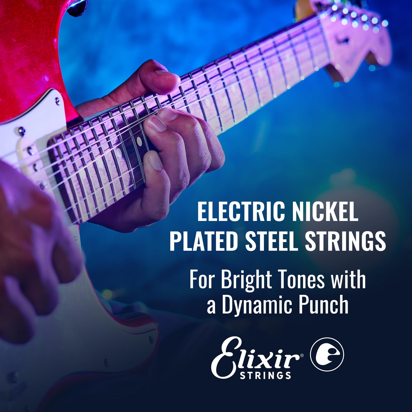 Elixir Strings, Electric Guitar Strings, Nickel Plated Steel with NANOWEB Coating, Longest-Lasting Bright Tone with Comfortable Feel, 7 String Light/Heavy 10-59