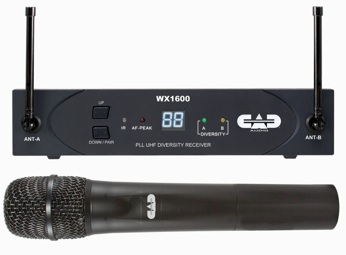 CAD Audio Wireless System, XLR, Black (1600VP)