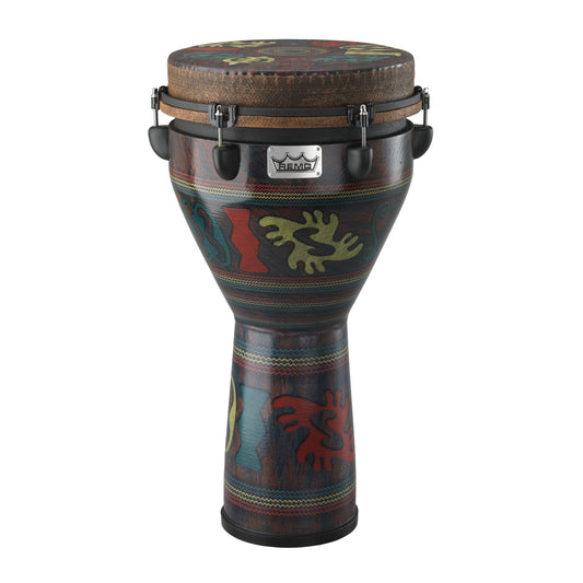 Remo DJ-0012-24 Mondo Djembe Drum - Adinkra, 12"