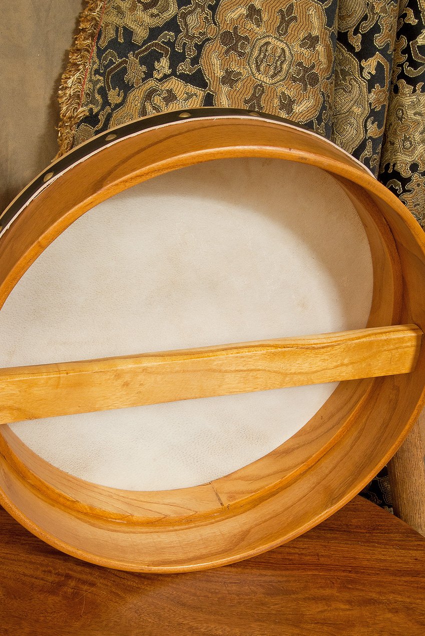 Bodhran, 14"x3.5", Fix, Mulberry, Single