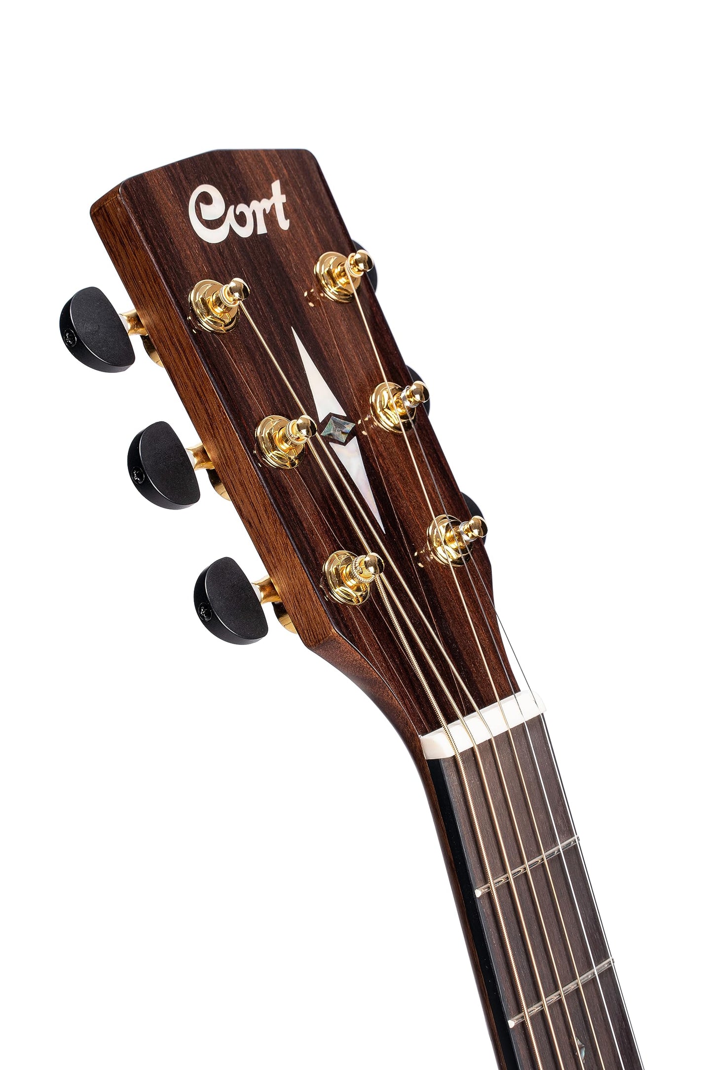 Cort 6 String Acoustic-Electric Guitar, Right, Natural Glossy, Full (GAMYBEVELNAT-U)