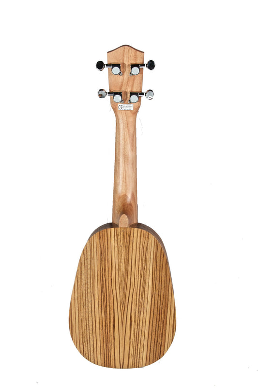 Suzuki Musical Instrument Corporation UKS-PA-ZB 23-Inch Ukulele, Zebra Wood