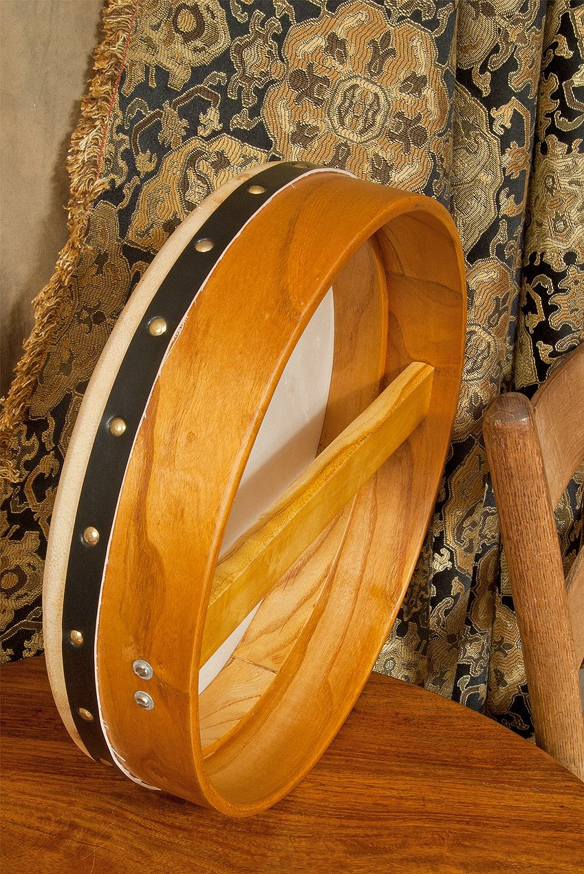 Bodhran, 14"x3.5", Fix, Mulberry, Single