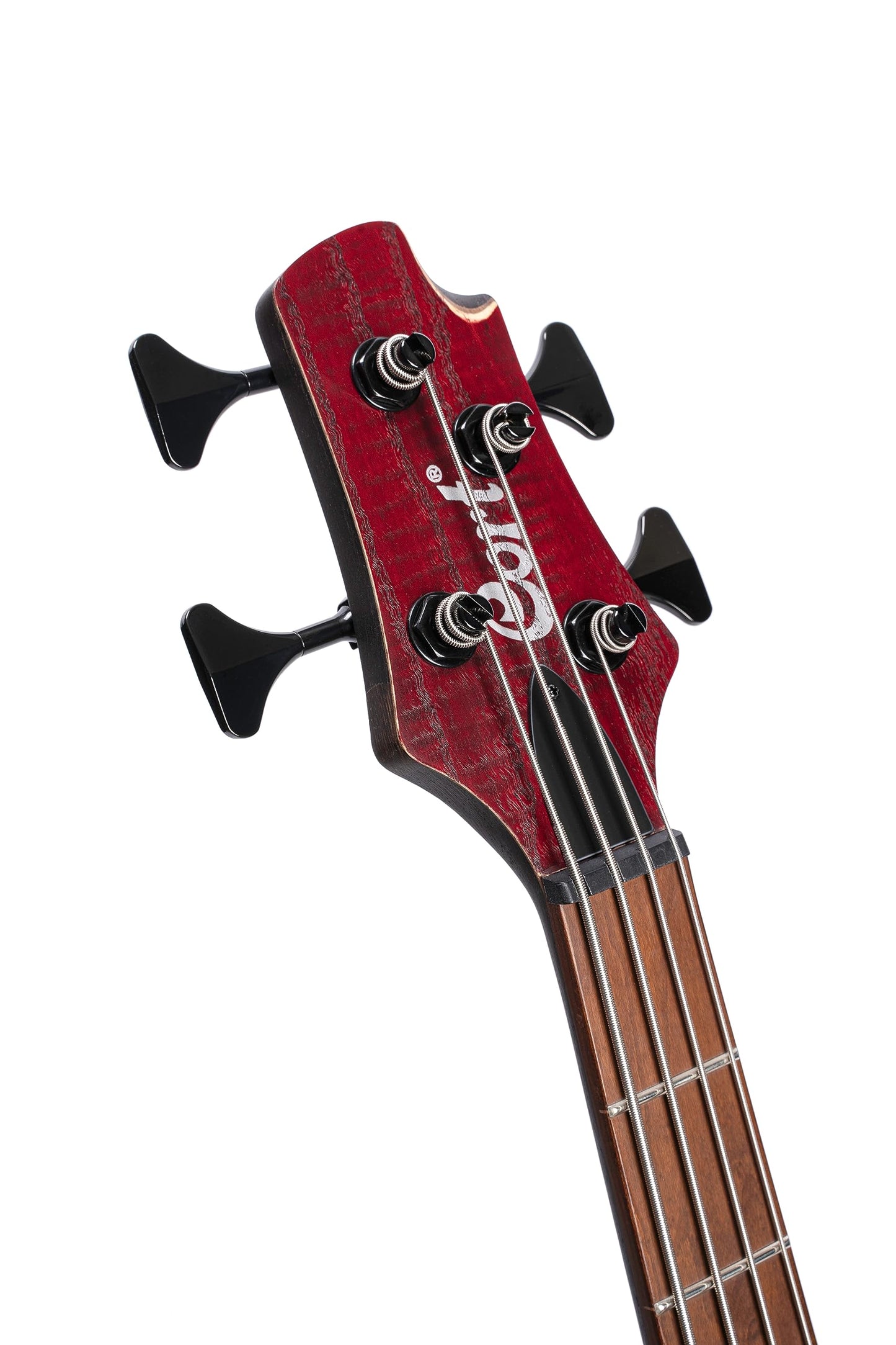 Cort, 4-String Bass Guitar, Right, Open Pore Burgundy Red, Full (B4ELEMENTOPBR)