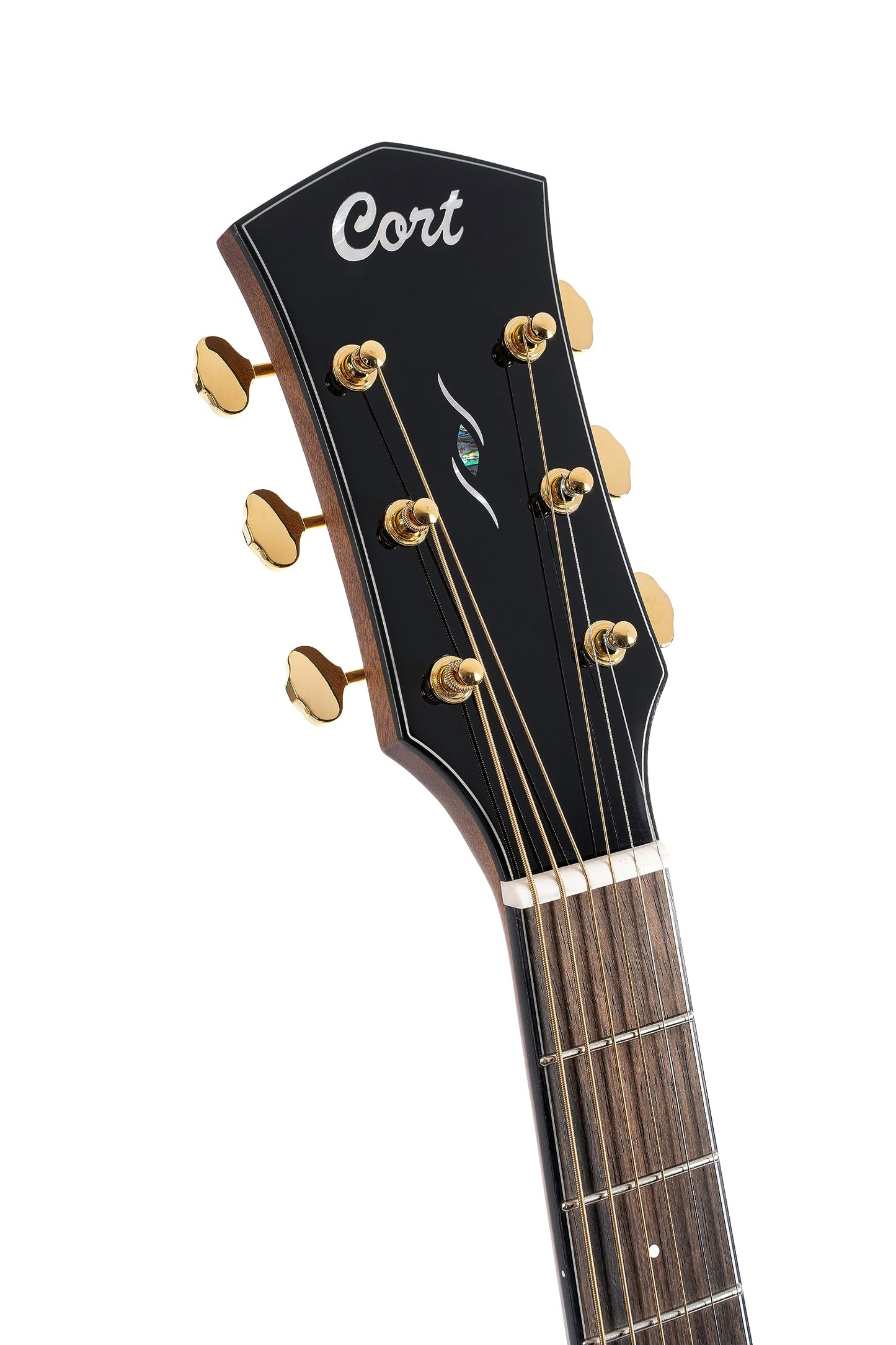 Cort 6 String Acoustic-Electric Guitar, Right, Natural, Full (GOLDD6-A-U)