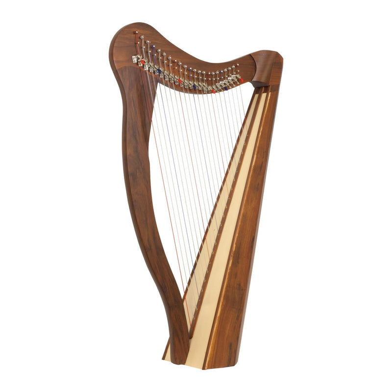 Roosebeck 22-String 5-Panel Heather Harp w/Chelby Levers