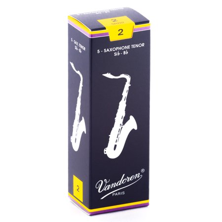 Vandoren Tenor Sax Traditional Reeds Strength #2; Box of 5