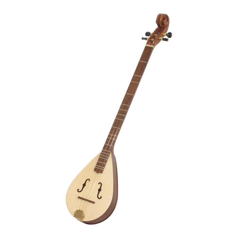 Roosebeck DMWFSRT Wildwood Dulcimer, Rosewood, F-Hole Openings and Scrolled Pegbox