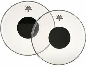 Remo CS031610 Controlled Sound 16" Clear Batter Drumhead w/ Black Dot