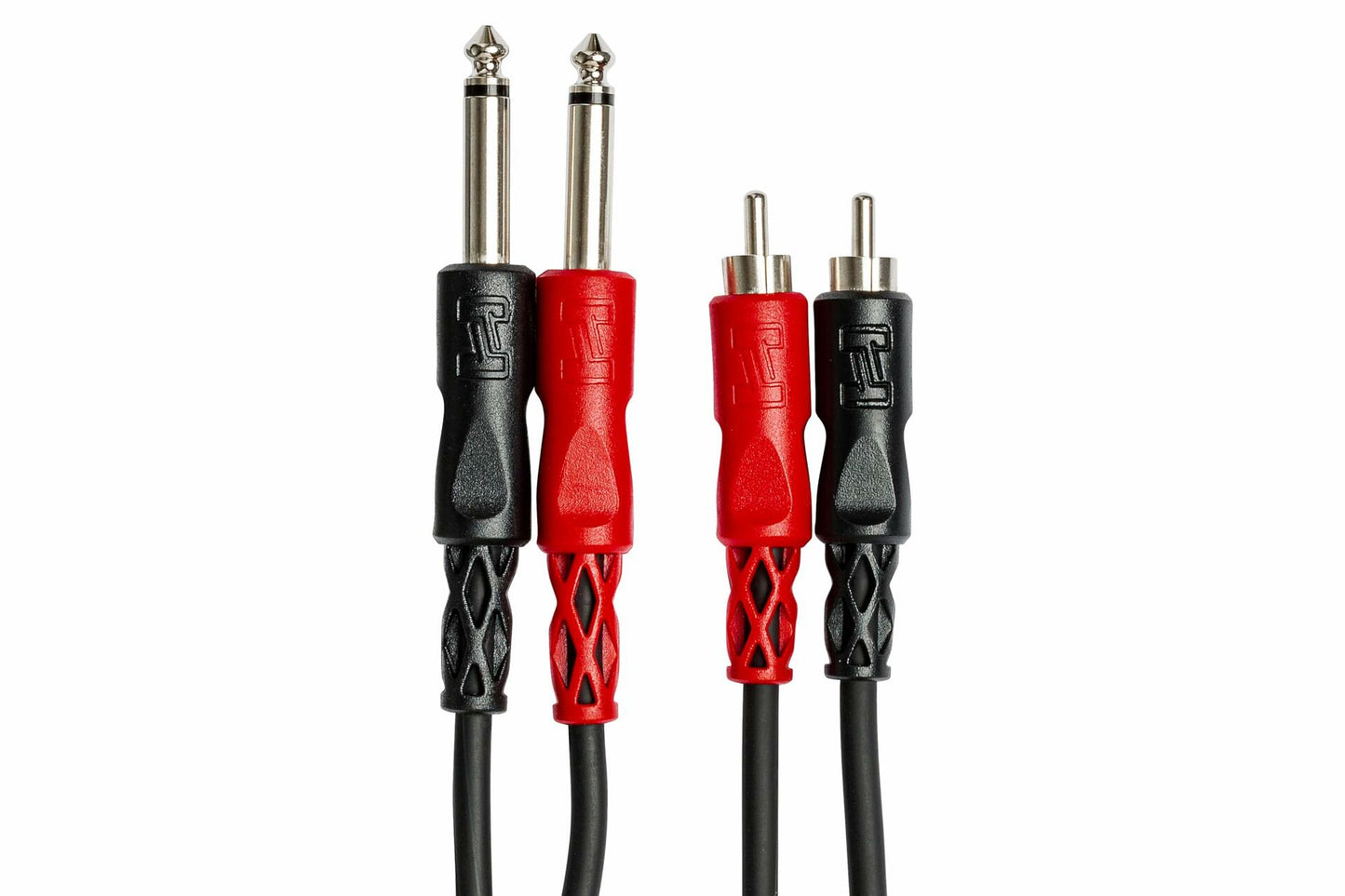 Hosa CPR-204 Stereo Interconnect, Dual 1/4 Inch TS to Dual RCA, 13 Feet