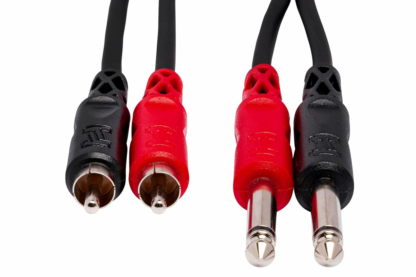 Hosa CPR-204 Stereo Interconnect, Dual 1/4 Inch TS to Dual RCA, 13 Feet
