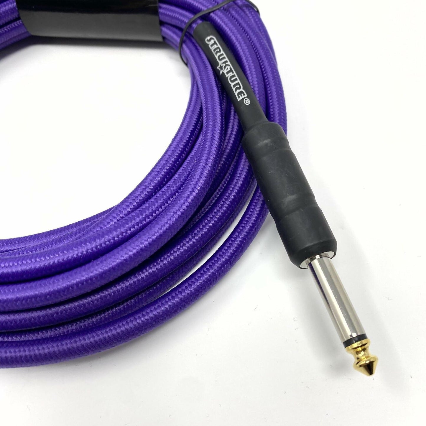 New Strukture SC186PP 18.6' ft. Instrument Cable, Woven, Purple