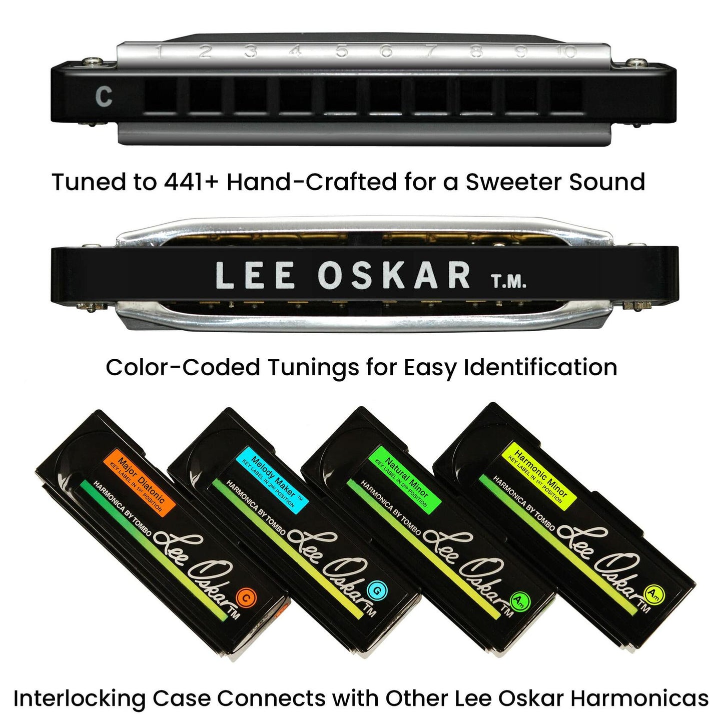 Lee Oskar Harmonica, Major Key of F Sharp