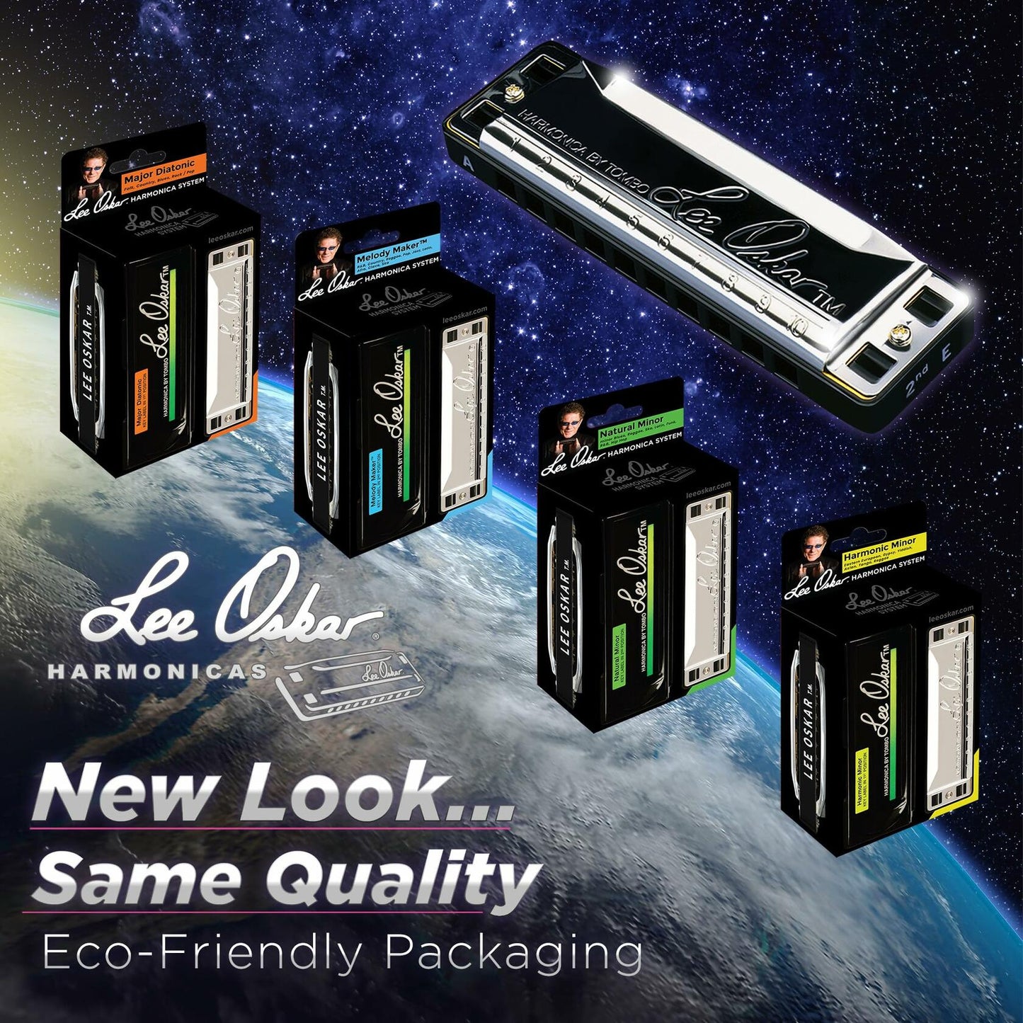 Lee Oskar Harmonica, Major Key of B Flat
