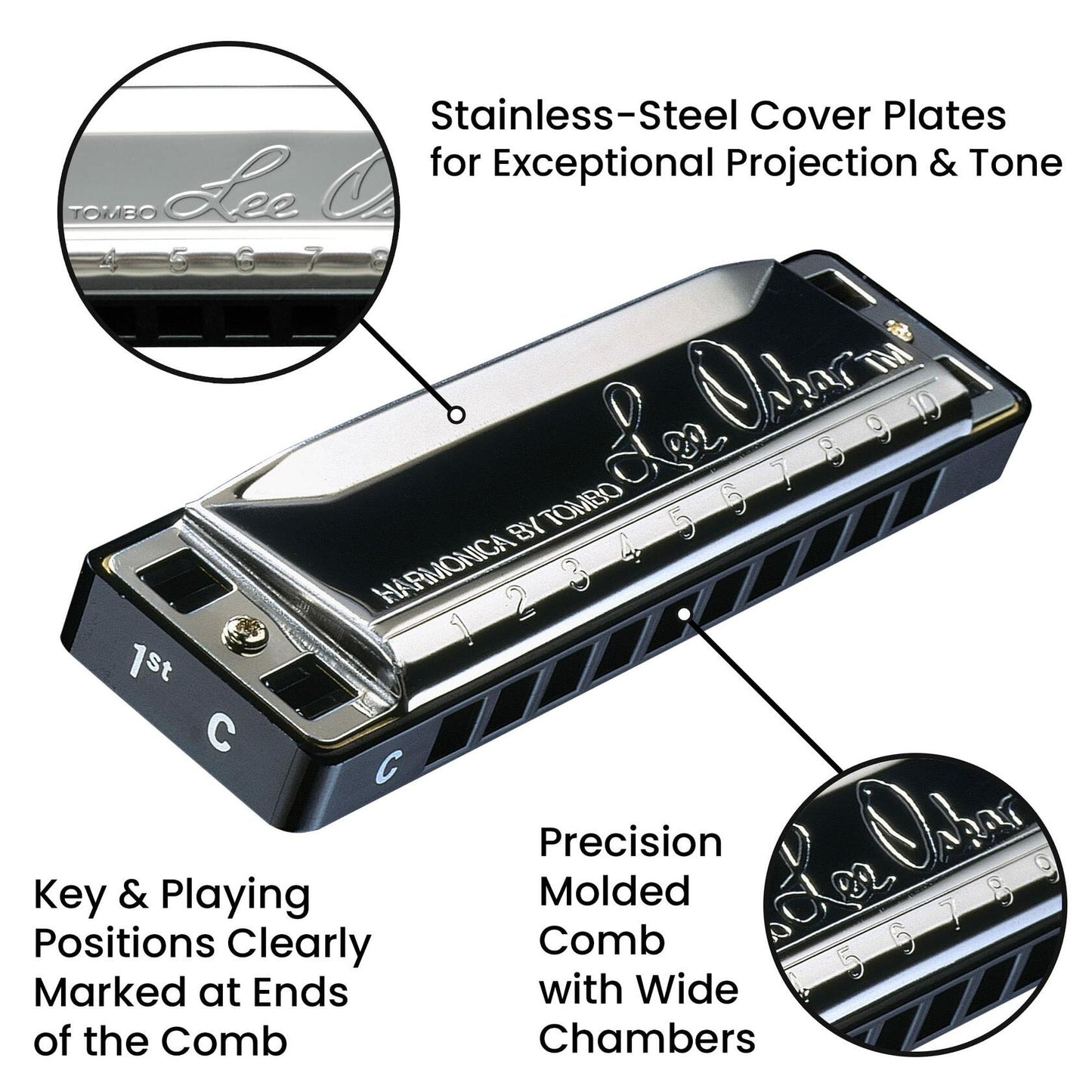 Lee Oskar Harmonica, Major Key of B