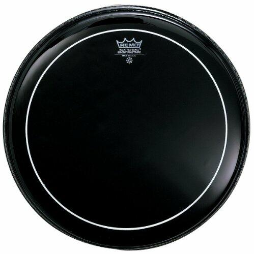 Remo ES0612PS Ebony Pinstripe Drum Head, 12-Inch
