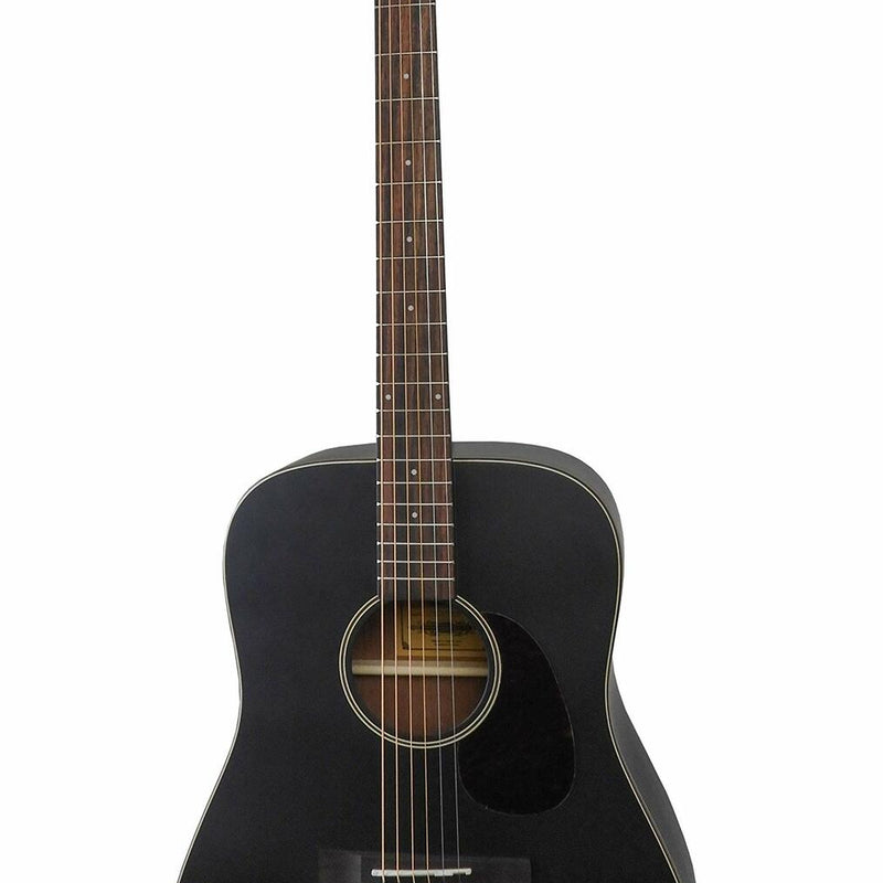 Aria Vintage 100 Series 6 string Dreadnought Acoustic Guitar Matte Black (ARIA-111-MTBK)