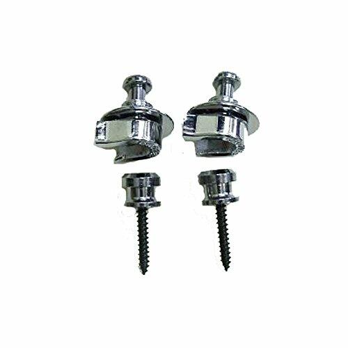 Grover Quick Release Guitar Strap Locks - Chrome