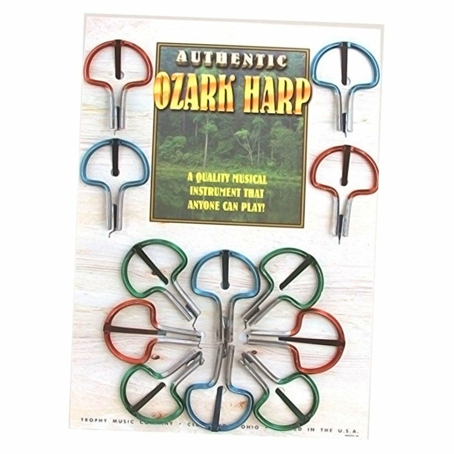 Grover Authentic Ozark 12 Jaw Harp Assortment Display (3485)