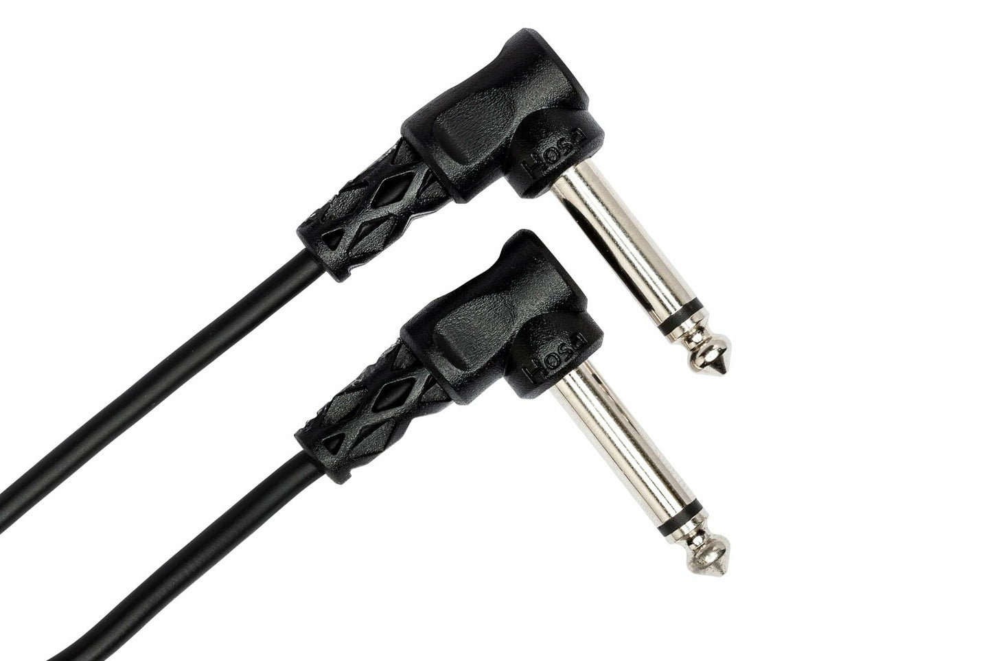 Hosa CFS-606 Molded Right-angle to Same Guitar Patch Cable, 6 Inches, 6 pieces