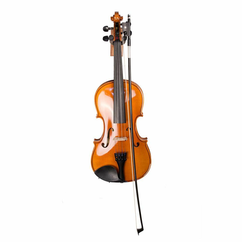 String Swing Violin Hanger Wooden Wall Mount for Home & Studio CC01V-O Hardwood Oak
