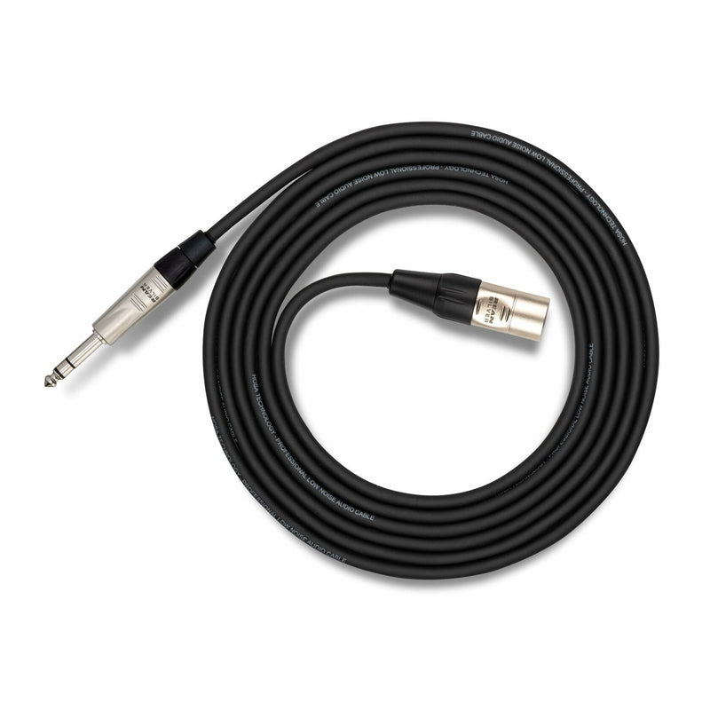 Hosa HSX-003 REAN 1/4 Inch TRS to XLR3M Pro Balanced Interconnect, 3 Feet