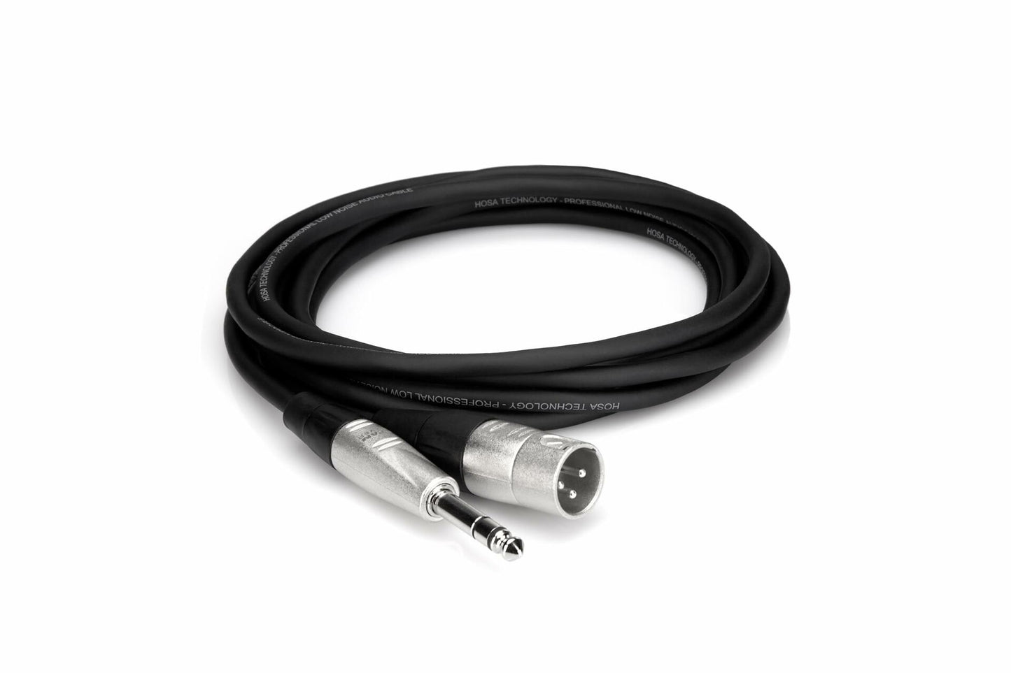 Hosa HSX-005 REAN 1/4 Inch TRS to XLR3M Pro Balanced Interconnect Cable, 5 Feet