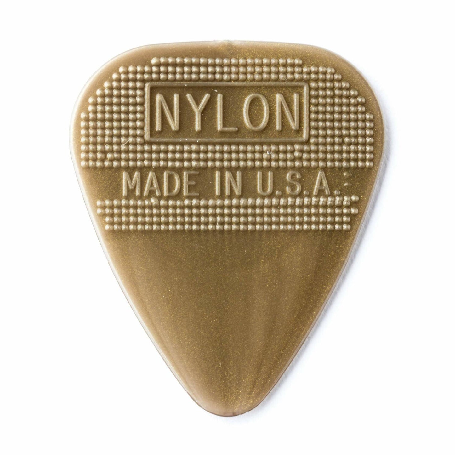 Herco® HE210 Flex 50 Nylon Flat Picks, Gold, Medium, 100/Bag
