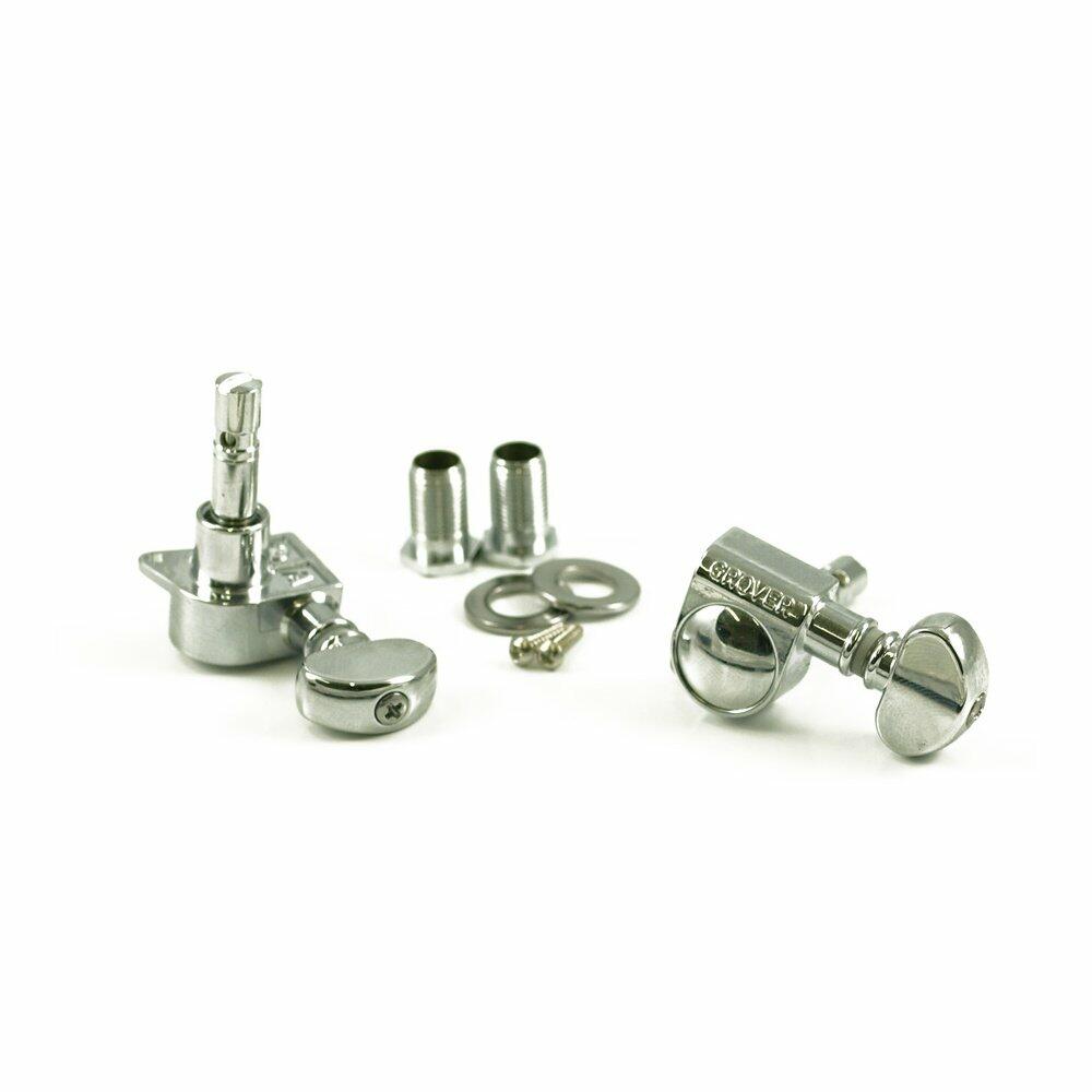 Grover 406C Mini Locking Rotomatic Tuners - 3+3 - Chrome