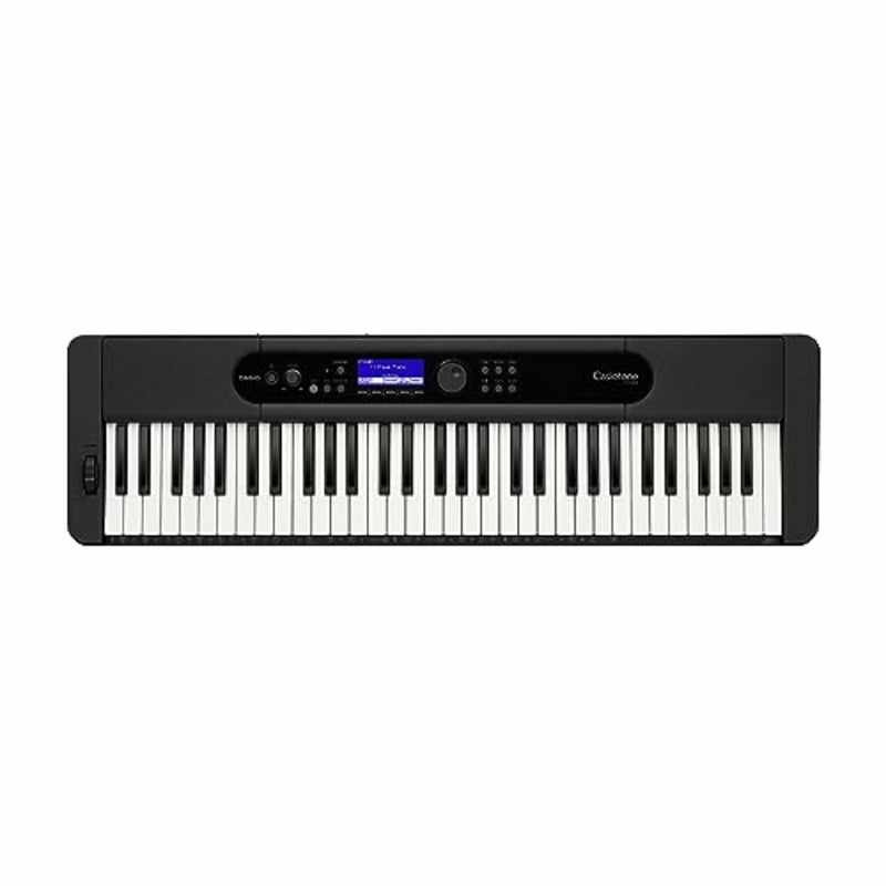 Casio Casiotone CT-S400 – 61-Key Touch-Responsive Portable Keyboard | AiX Sound, 600 Tones, 200 Rhythms, Pitch Bend, USB-MIDI, Surround Speakers, Chordana App Compatible | Lightweight & Travel-Ready