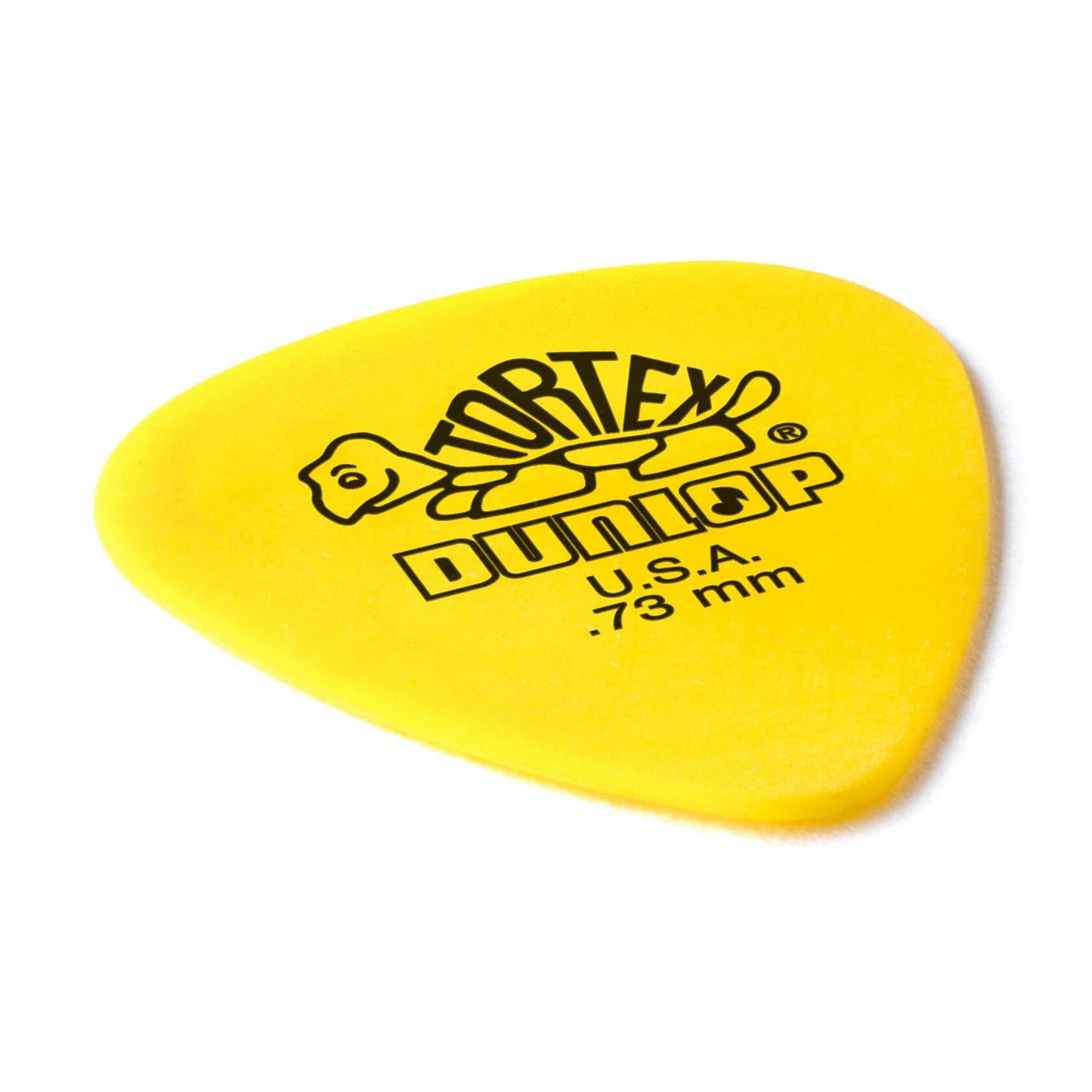 Dunlop Tortex Standard .73mm Yellow Guitar Pick, 12 Pack
