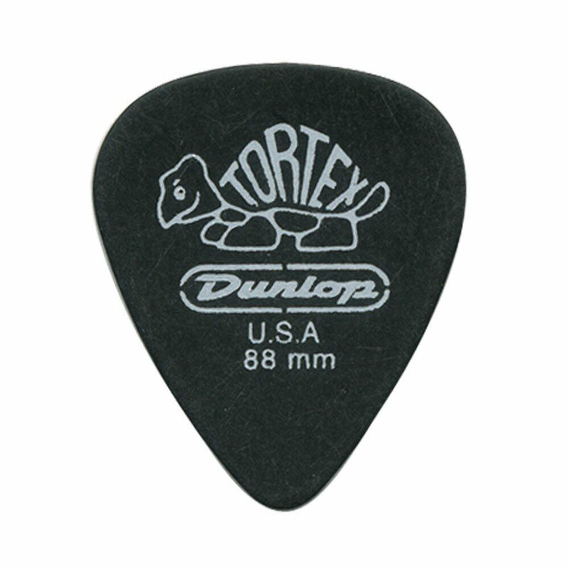 Dunlop 488R.88 Tortex® Pitch Black, .88mm, 72/Bag