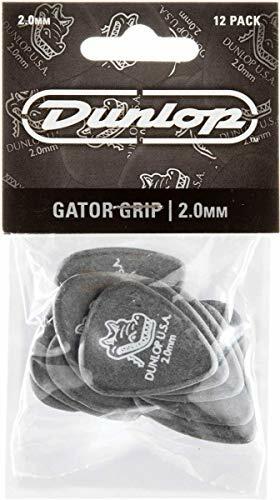 Dunlop Gator Grip Standard 2.0mm Black Guitar Picks