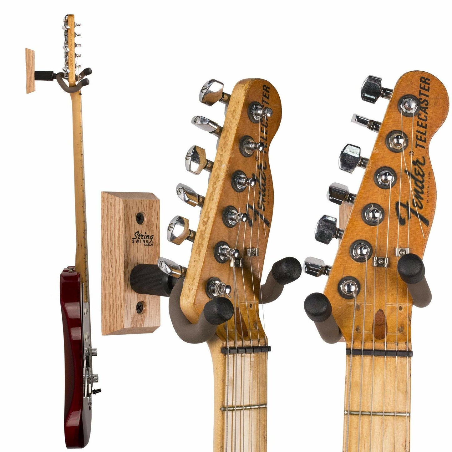 String Swing CC01KOAK Hardwood Home & Studio Guitar Hanger