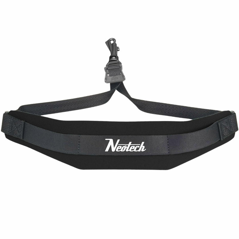 Neotech Saxophone Swivel Hook Neck Strap Soft Sax Padded for Alto Tenor Baritone Soprano – (XL, Black) - Made in USA