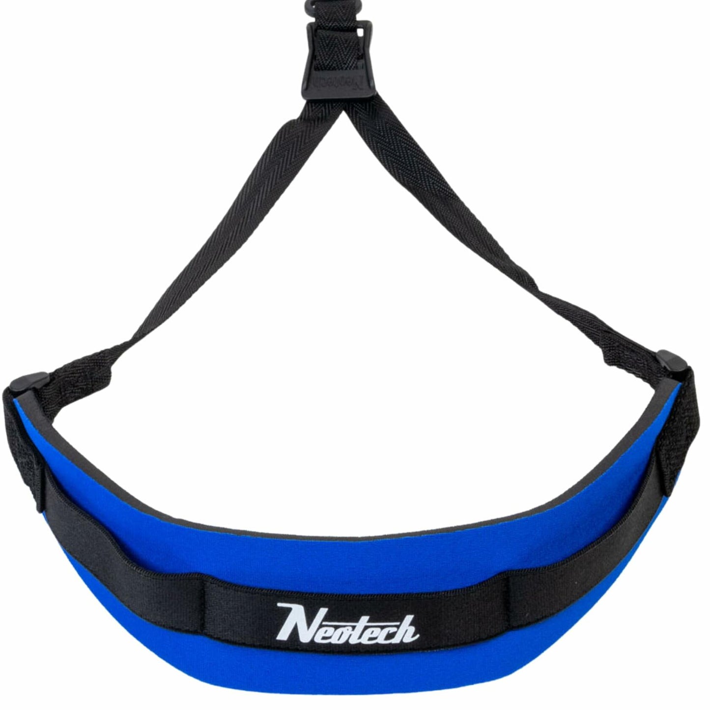 Neotech Saxophone Swivel Hook Neck Strap Soft Sax Padded for Alto Tenor Baritone Soprano – (Regular, Royal Blue) - Made in USA